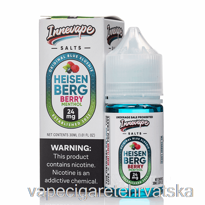 Vape Hrvatska Heisenberg Bobica Mentol - Innevape Soli - 30ml 24mg